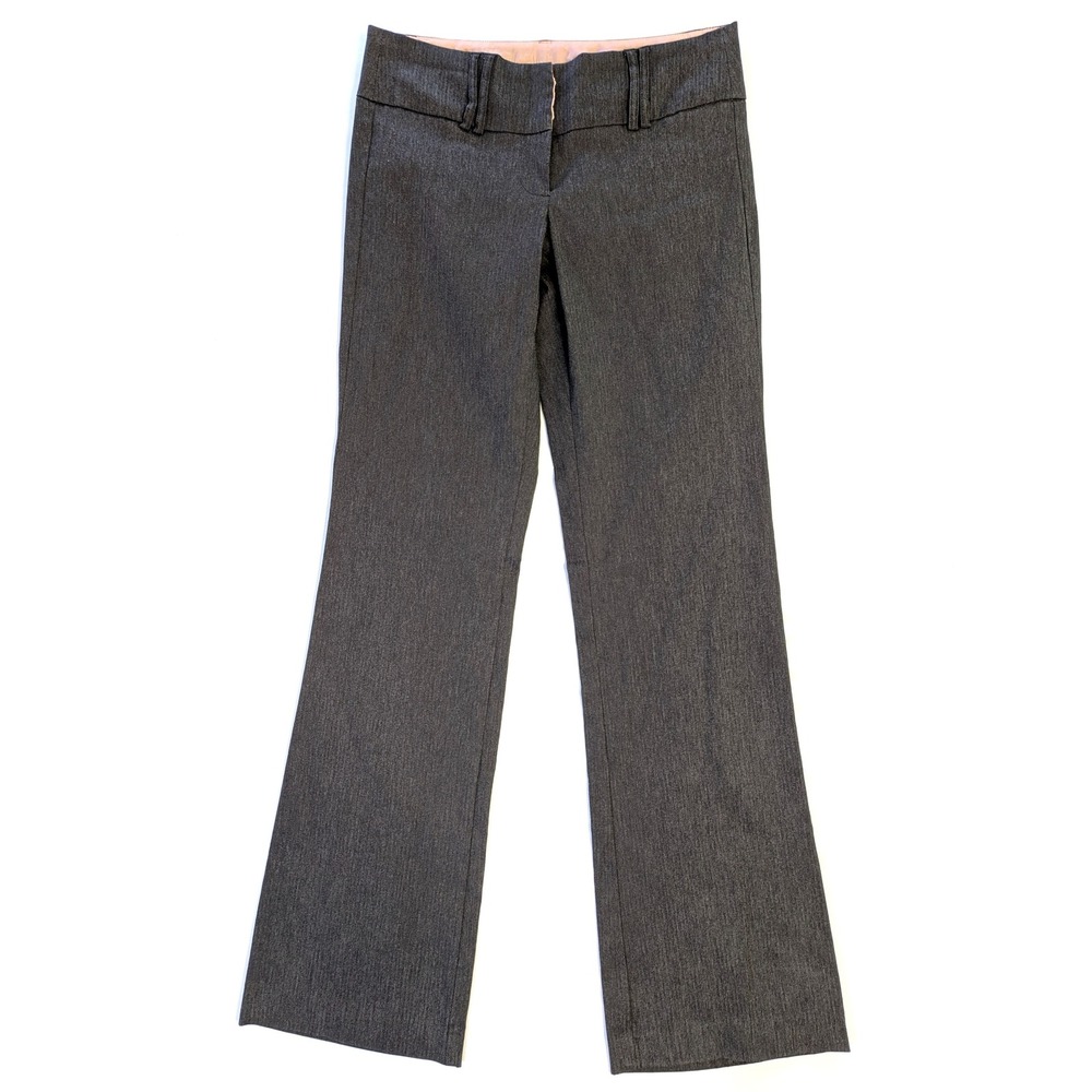 HeartSOUL Gray Herringbone Dress Pants Low Rise Flare Leg Size 3